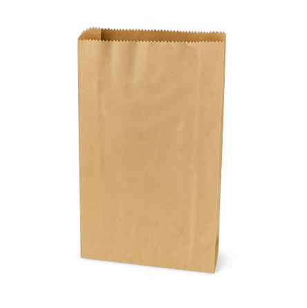 Бумажные пакеты саше 17/6*32 коричневый (100 шт), фото 1