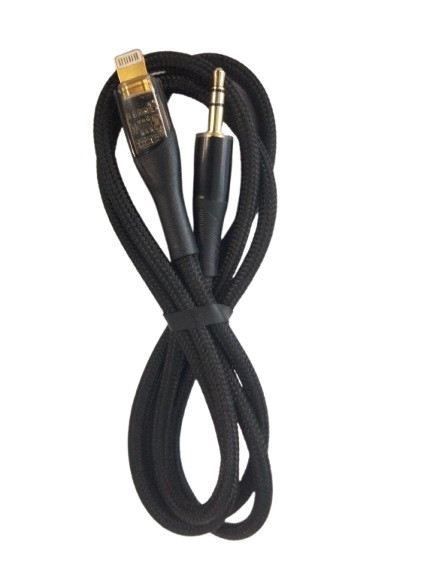 Кабель Lighting\Aux 3.5 Hoco UPA25 Black (packing 31/310), фото 1