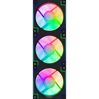 Набір вентиляторів GameMax RD300 BK