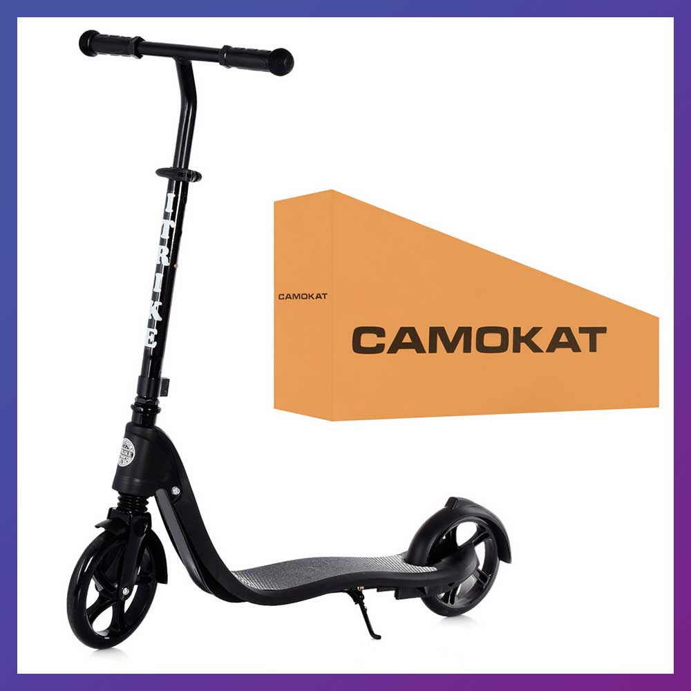 Самокат трюковий міський двоколісний для дорослих і дітей від 10 років ITRIKE SR 2-082-B, фото 1