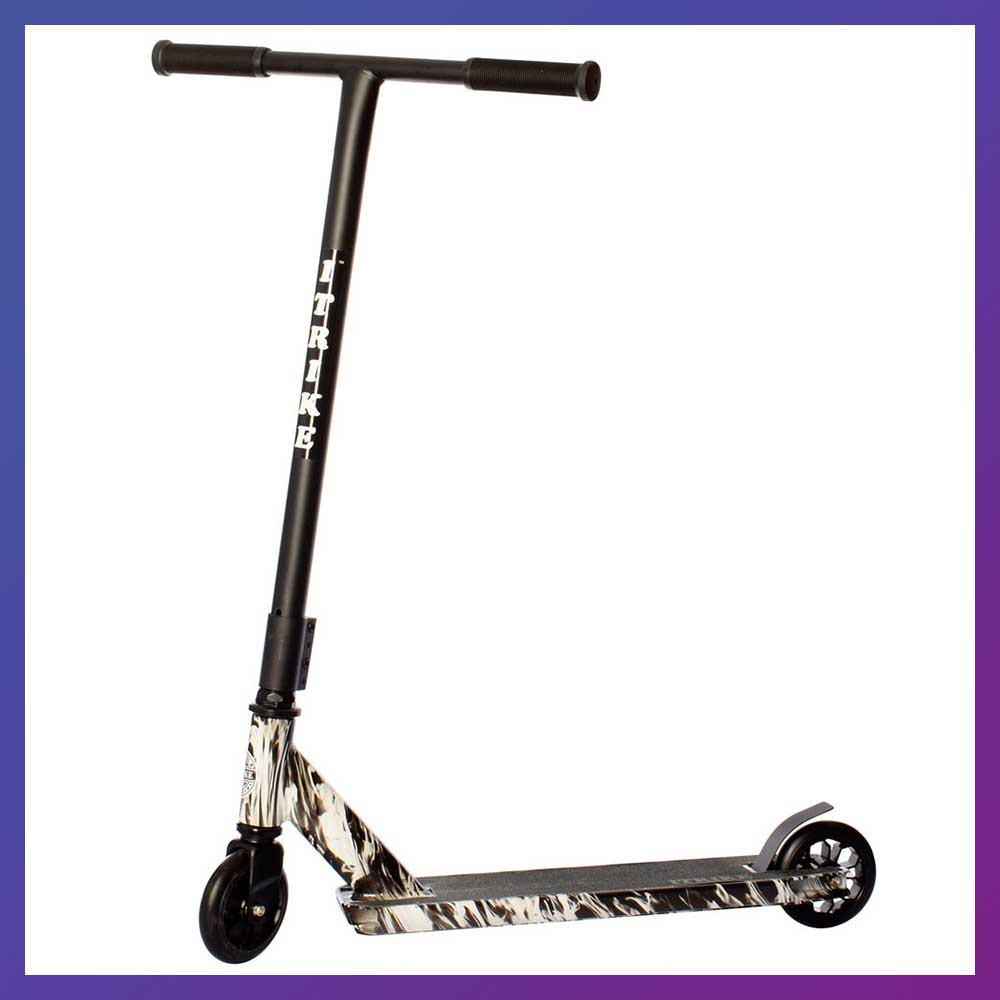 Самокат трюковий міський двоколісний для дітей від 10 років ITRIKE SR 2-064-5-WP1 сірий, фото 1