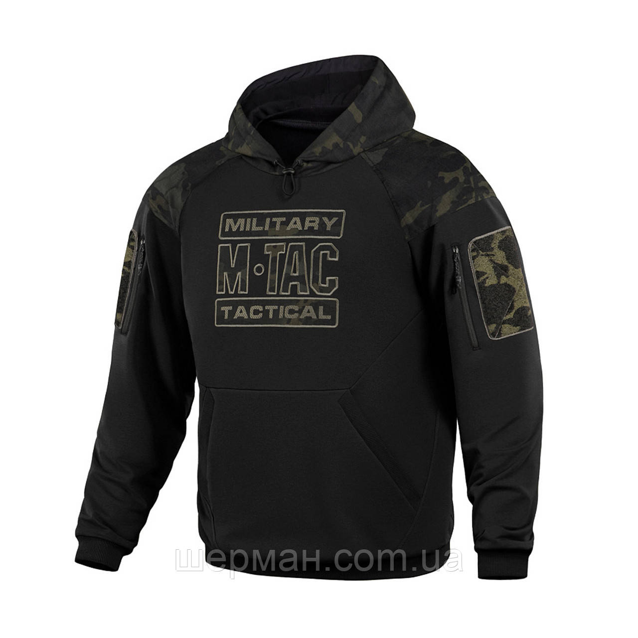 M-Tac кофта Hoodie Combat Black Multicam XS