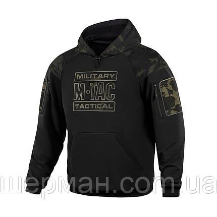 M-Tac кофта Hoodie Combat Black Multicam XS, фото 1