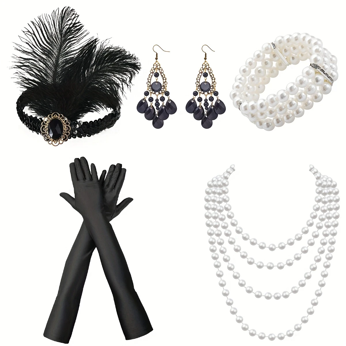 Жіночий ретро костюм у стилі Гетсбі. жіночий костюм у стилі 1920г, фото 1