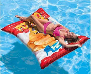 Надувний пліт для катання Intex 58776 Чипси 178х140 см