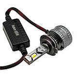 Світлодіодні LED лампи H7 KELVIN 65W 12-36V 6000К 8000LM з обманкою, фото 8