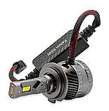 Світлодіодні LED лампи H7 KELVIN 65W 12-36V 6000К 8000LM з обманкою, фото 4