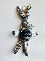 Дизайнерский брелок заяц My Scarf "Eye Rabit Ukraine" на карабіні