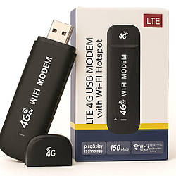 4G модем під SIM карту USB, 150 Мб/с, до 15м / Мобільний модем / 4G роутер / 4G WiFi modem