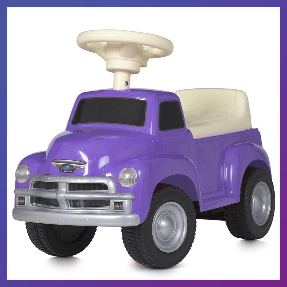 Дитяча каталка толокар Chevrolet M 5000-3 Фіолетовий, фото 1
