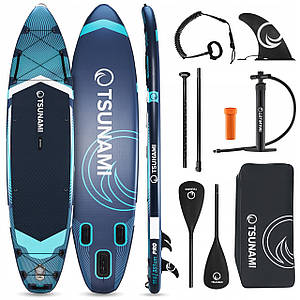 Надувна SUP дошка TSUNAMI PRO 350 см з веслом T12 (P-5905973405607)