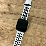 Набір 3 в 1 Розумний смарт-годинник + бездротові навушники + змінний ремінець Basic T55 Pro Max Сірий, фото 6