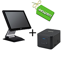 Акційна пропозиція POS моноблок SAM4S Sapphire + Принтер чеків Sam4s HCUBE-102D у подарунок