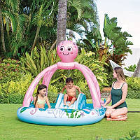 Дитячий надувний ігровий центр Bestway 56138 234х183х150 Восьминіг із гіркою