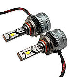 Світлодіодні LED лампи Hb3 9005 65W Kelvin 12-36V 8000Lm 6000K c обманкою, фото 7
