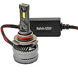 Світлодіодні LED лампи Hb3 9005 65W Kelvin 12-36V 8000Lm 6000K c обманкою, фото 3