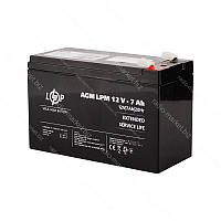 Акумулятор свинцево-кислотний SLA, LPM 12V 7A