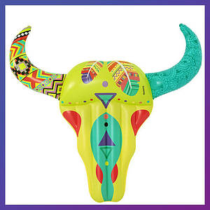 Надувний пліт для катання Bestway 43401 Череп бика 257х239 см