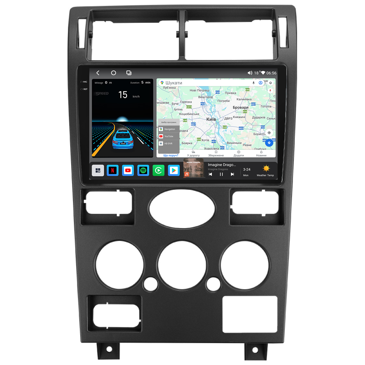Штатна магнітола Mekede M6 Plus Ford Mondeo 3 (2000-2007) CarPlay QleD