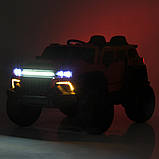 Дитячий електромобіль двомісний на акумуляторі Джип Bambi M 5802 з пультом р/у для дітей 3-8 років Червоний, фото 7