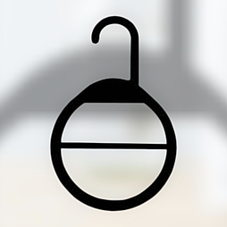 Плічка-вішалка 10 см для шарфів, краваток і ременів (50)