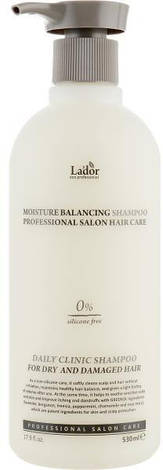 Зволожувальний шампунь Lador Moisture Balancing Shampoo, 530 мл (8809500810889), фото 1