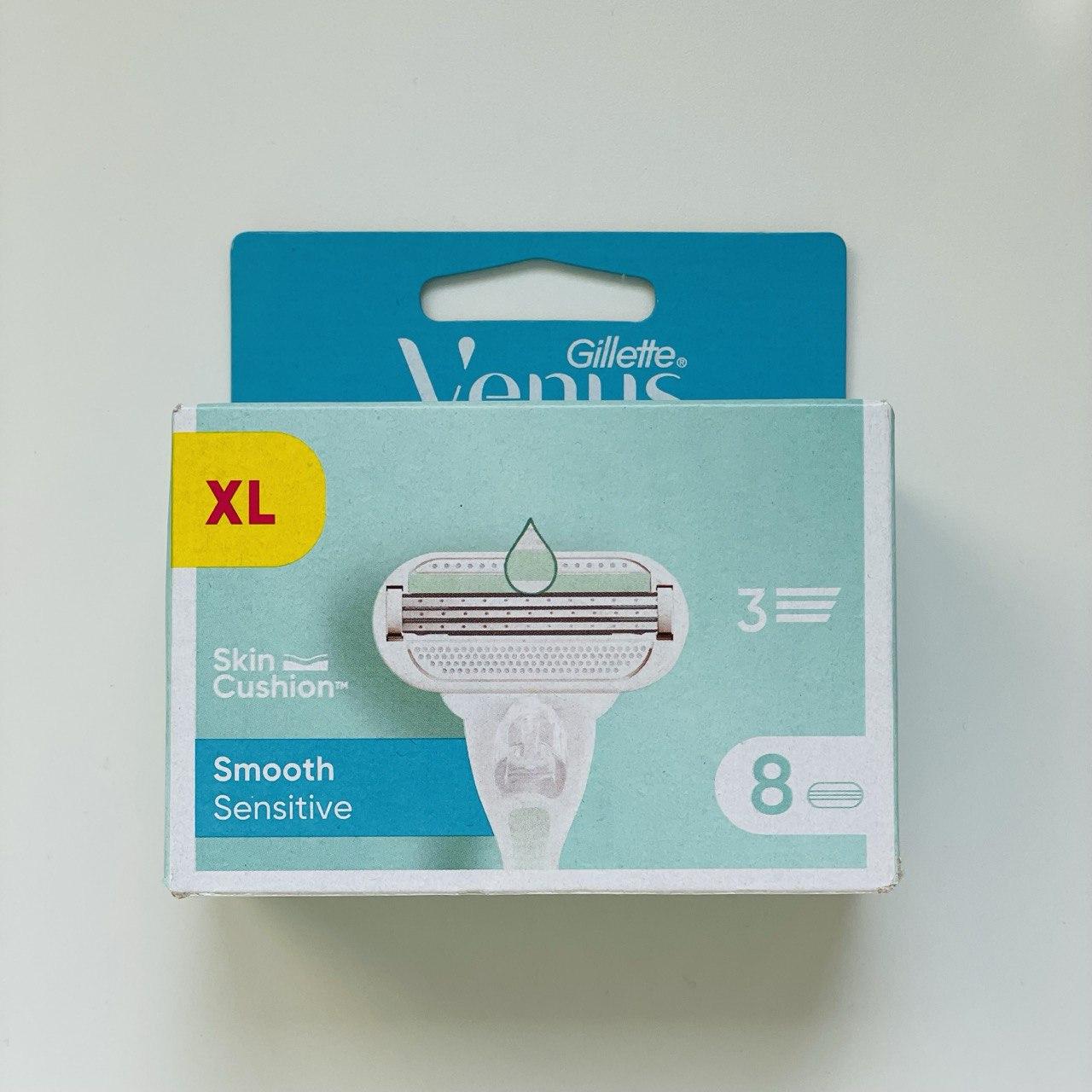 Леза Gillette Venus Smooth Sensitive, 8 шт