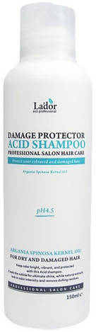 Безлужний шампунь з аргановою олією Lador Damage Protector Acid Shampoo, 150 мл (8809500810605), фото 1