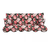 Подушки для лави, гойдалки 180 см Minorca в рослинному мотиві