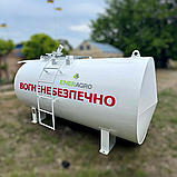Резервуар 5 куб для палива одностінний сталевий 5000 літрів, фото 2