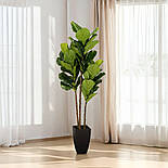 Штучне дерево - Фікус 120 см, в горщику (360405), фото 7