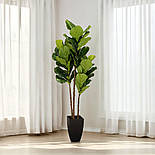 Штучне дерево - Фікус 120 см, в горщику (360405), фото 8