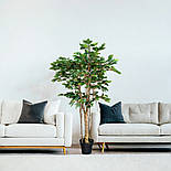 Штучне дерево - Фікус 150 см, в горщику (360429), фото 8
