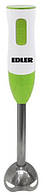 Блендер Edler EDHB-1901, White/Green, 200W, занурювальний, 1 швидкость, мірний стакан 500мл, нога з