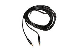 Кабель AUX звуковий, 3.5 мм (M) - 3.5 мм (M), 5 м, Black, Atcom (17437)
