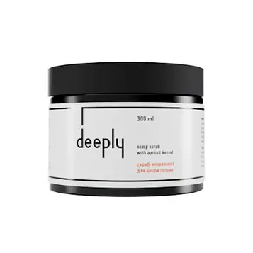 Скраб для шкіри голови deeply scalp scrub with apricot kernel 300 ml