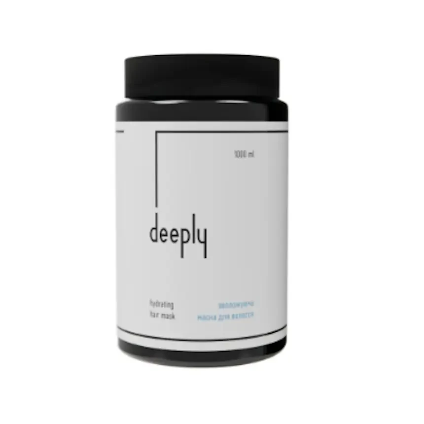 Зволожуюча маска deeply hydrating hair mask 1000 ml, фото 1