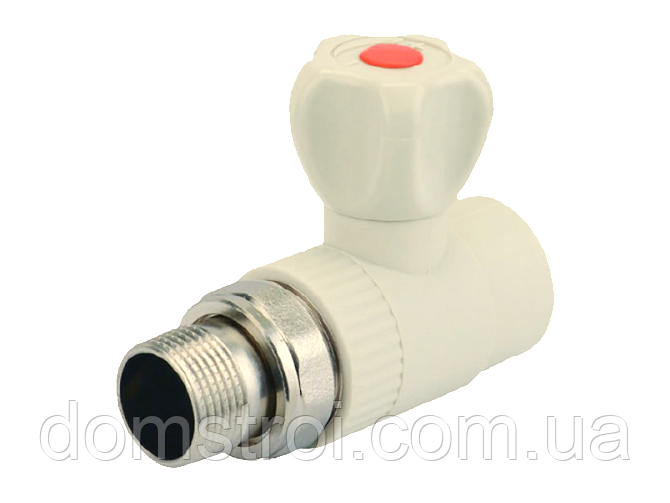 Кран радіаторний під пайку PPR 20х1/2" НР KOER KP0204 (KR0159)