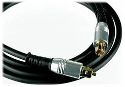 Кабель оптичний звуковий Toslink, JIS F05 (M) - JIS F05 (M), 1.8 м, Black, Atcom (10808) (10703_ATCOM)