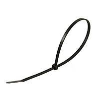 Стяжки для кабелю, 120 мм х 2.5 мм, 100 шт, чорні, Takel (83763)