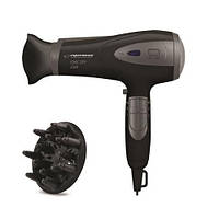 Фен Esperanza EBH005K Vivien, Black, 2200W, 2 швидкості, 3 режими, дифузор, концентратор, іонізація, DC двигун