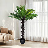 Штучна рослина - Папороть 160 см, в горщику (360528), фото 8