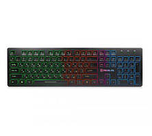 Клавіатура REAL-EL Comfort 7070 Backlit USB Black, підсвічування