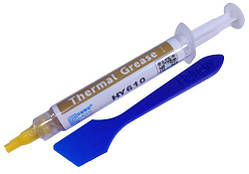 Термопаста Halnziye HY-610, 4 г, шприц, 3.05 Вт/мК, -20°C / +180°C, зі шпателем, блістер (HY610-TU4G)