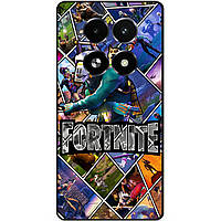Силіконовий чохол бампер для Realme 13+ Plus 5G з картинкою Фортнайт Fortnite