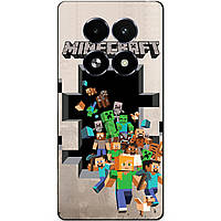 Силіконовий чохол бампер для Realme 13+ Plus 5G з картинкою Minecraft Майнкрафт