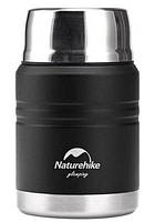 Термос для їжі Naturehike Stew beaker NH20SJ041, 304 сталь, 0.5 л, чорний (6927595767467)