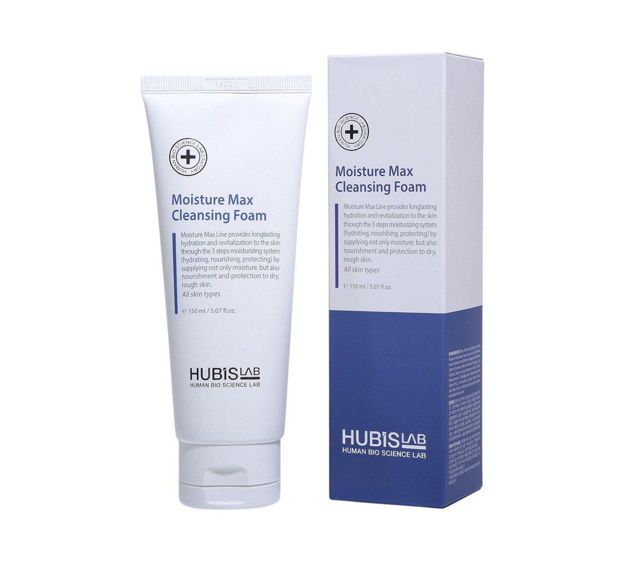 Зволожуюча пінка для вмивання HUBISLAB Moisture Max Cleansing Foam 150ml