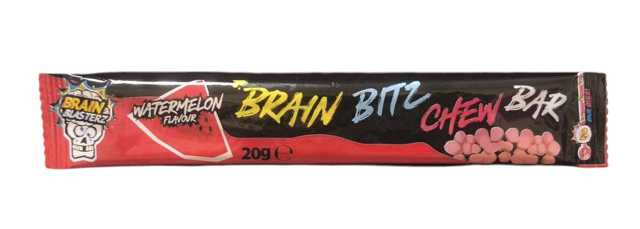 Жувальна цукерка Brain Bitz Brain Blasterz (кавун) 20 г