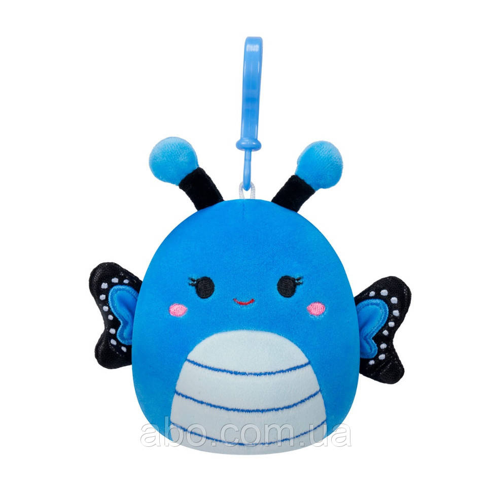М'яка іграшка на кліпсі "Метелик Вейверлі" Squishmallows SQCP00220, 9 см, фото 1